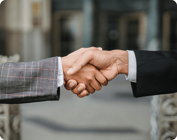 Business handshake